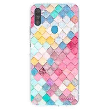 Picasee husă transparentă din silicon pentru Samsung Galaxy M11 - Colorful roof