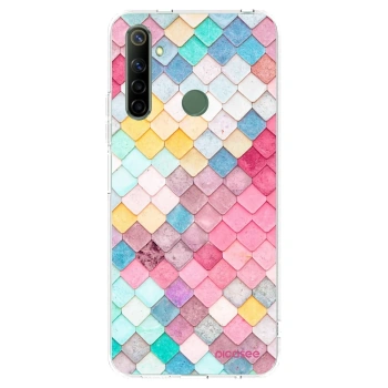 Picasee husă transparentă din silicon pentru Realme 6i - Colorful roof