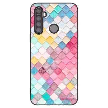 Picasee husă neagră din silicon pentru Realme 6i - Colorful roof
