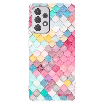 Picasee husă transparentă din silicon pentru Samsung Galaxy A52 5G A525F - Colorful roof