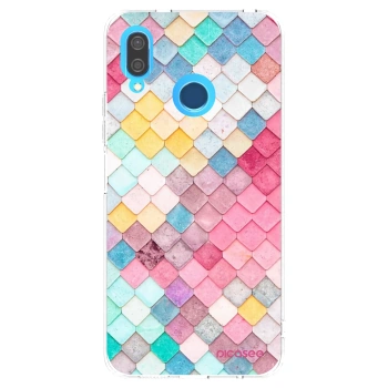 Picasee husă transparentă din silicon pentru Huawei P20 Lite - Colorful roof