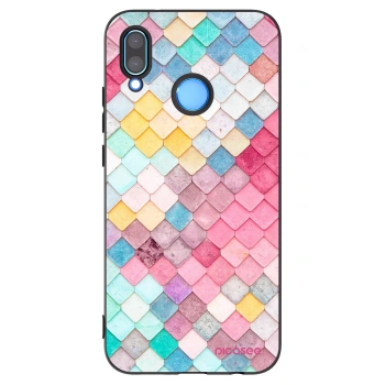 Picasee husă neagră din silicon pentru Huawei P20 Lite - Colorful roof