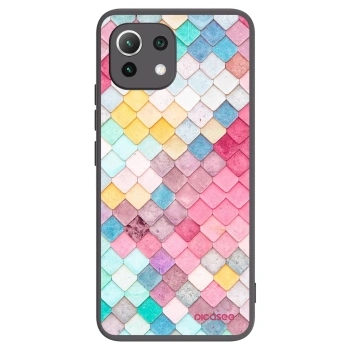 Picasee husă neagră din silicon pentru Xiaomi Mi 11 Lite - Colorful roof