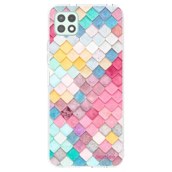Picasee husă transparentă din silicon pentru Samsung Galaxy A22 A226B 5G - Colorful roof