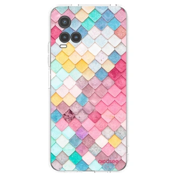 Picasee husă transparentă din silicon pentru Vivo Y33s - Colorful roof