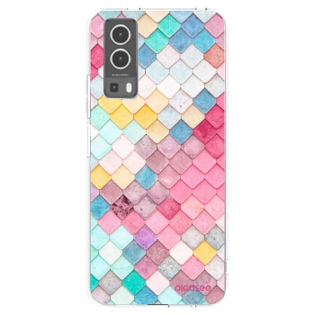 Picasee husă transparentă din silicon pentru Vivo Y72 5G - Colorful roof