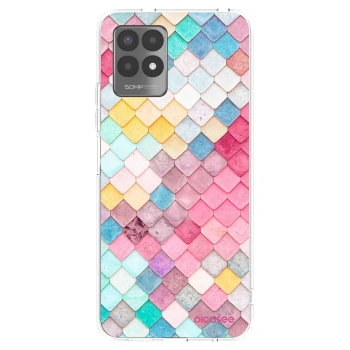 Picasee husă transparentă din silicon pentru Realme 8i - Colorful roof