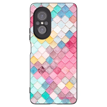 Picasee husă neagră din silicon pentru Huawei Nova 9 SE - Colorful roof