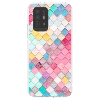 Picasee husă transparentă din silicon pentru OPPO A94 5G - Colorful roof