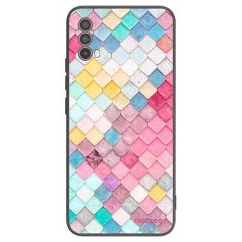 Husă pentru Motorola Moto E40 - Colorful roof