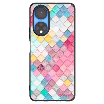 Picasee husă neagră din silicon pentru Honor X7 - Colorful roof