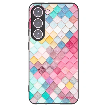 Picasee husă neagră din silicon pentru Samsung Galaxy S23 5G - Colorful roof