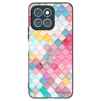 Picasee husă neagră din silicon pentru Honor X6 - Colorful roof