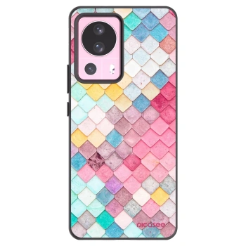 Picasee husă neagră din silicon pentru Xiaomi 13 Lite - Colorful roof