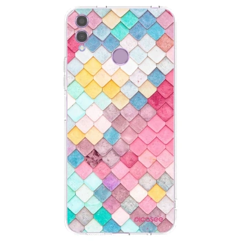 Picasee husă transparentă din silicon pentru Honor 8X - Colorful roof