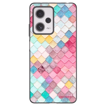 Picasee husă neagră din silicon pentru Xiaomi Redmi Note 12 Pro+ 5G - Colorful roof