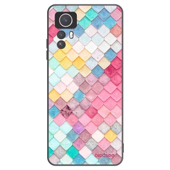 Picasee husă neagră din silicon pentru Xiaomi Redmi Note 12S - Colorful roof