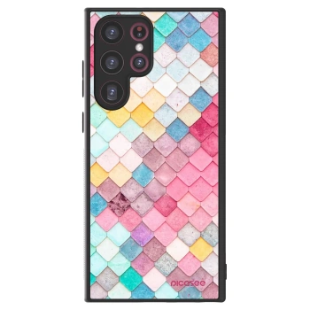 Picasee ULTIMATE CASE PowerShare pentru Samsung Galaxy S22 Ultra 5G - Colorful roof