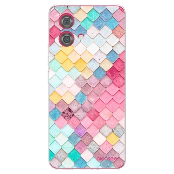 Picasee husă transparentă din silicon pentru Motorola Moto G84 5G - Colorful roof