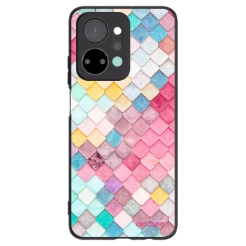 Picasee husă neagră din silicon pentru Honor X7a - Colorful roof