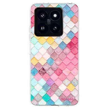 Picasee husă transparentă din silicon pentru Xiaomi 14 Pro - Colorful roof