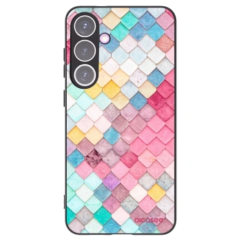 Picasee husă neagră din silicon pentru Samsung Galaxy S24+ S926B 5G - Colorful roof