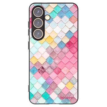 Picasee husă neagră din silicon pentru Samsung Galaxy S24 S921B 5G - Colorful roof