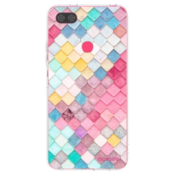 Picasee husă transparentă din silicon pentru Xiaomi Mi 8 Lite - Colorful roof