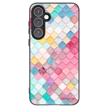 Picasee husă neagră din silicon pentru Samsung Galaxy A55 5G A556B - Colorful roof