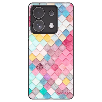 Picasee husă neagră din silicon pentru Xiaomi Redmi Note 13 Pro 4G - Colorful roof