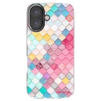 Picasee husă transparentă din silicon pentru Apple iPhone 16 - Colorful roof
