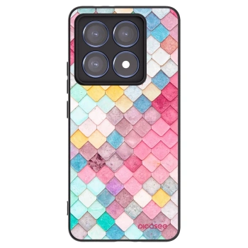 Picasee husă neagră din silicon pentru Xiaomi 14T Pro - Colorful roof