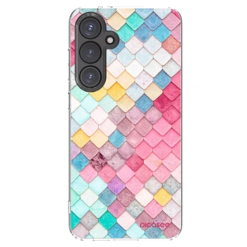 Picasee husă transparentă din silicon pentru Samsung Galaxy S24 FE S721B - Colorful roof
