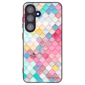 Picasee husă neagră din silicon pentru Samsung Galaxy S25 5G - Colorful roof