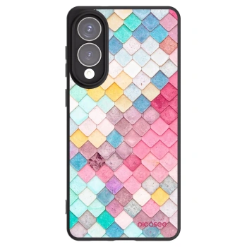 Picasee husă neagră din silicon pentru Samsung Galaxy S25 Edge 5G - Colorful roof