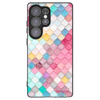 Picasee husă neagră din silicon pentru Samsung Galaxy S25 Ultra 5G - Colorful roof