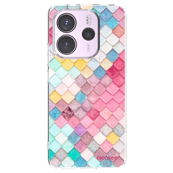 Picasee husă transparentă din silicon pentru Xiaomi Redmi Note 14 4G - Colorful roof