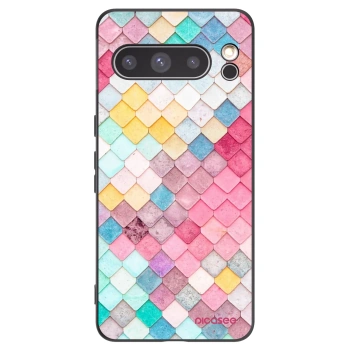 Picasee husă neagră din silicon pentru Google Pixel 8 Pro - Colorful roof