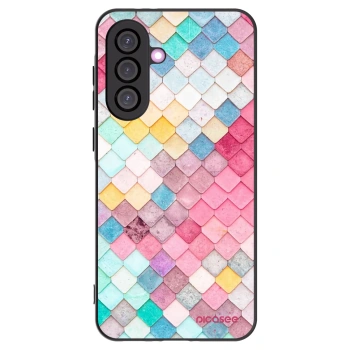Picasee husă neagră din silicon pentru Samsung Galaxy A36 5G - Colorful roof