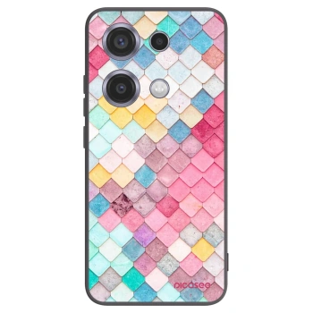 Picasee husă neagră din silicon pentru Xiaomi Redmi Note 14S - Colorful roof