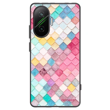 Picasee husă neagră din silicon pentru Xiaomi Poco F7 5G - Colorful roof