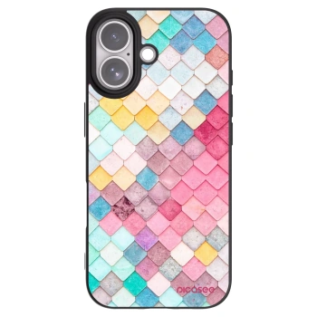 Picasee husă neagră din silicon pentru Apple iPhone 17 - Colorful roof