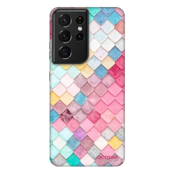 Picasee Fashion Case pentru Samsung Galaxy S21 Ultra 5G G998B - Colorful roof