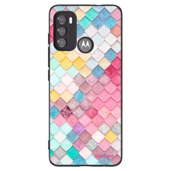 Picasee husă neagră din silicon pentru Motorola Edge 60 5G - Colorful roof