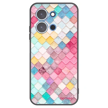 Picasee husă neagră din silicon pentru Xiaomi Redmi 15C 4G - Colorful roof