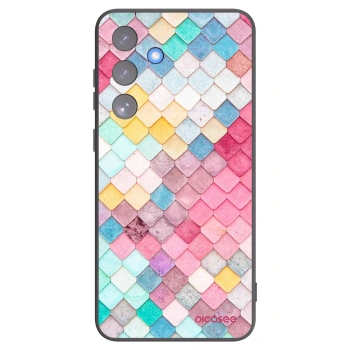 Picasee husă neagră din silicon pentru Samsung Galaxy S25 FE 5G - Colorful roof