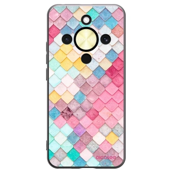 Picasee husă neagră din silicon pentru Honor Magic8 Lite 5G - Colorful roof