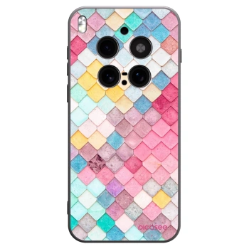 Picasee husă neagră din silicon pentru Vivo X300 Pro - Colorful roof
