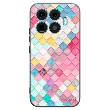 Picasee husă neagră din silicon pentru Xiaomi 17T - Colorful roof