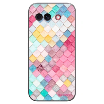 Picasee husă neagră din silicon pentru Google Pixel 10a - Colorful roof